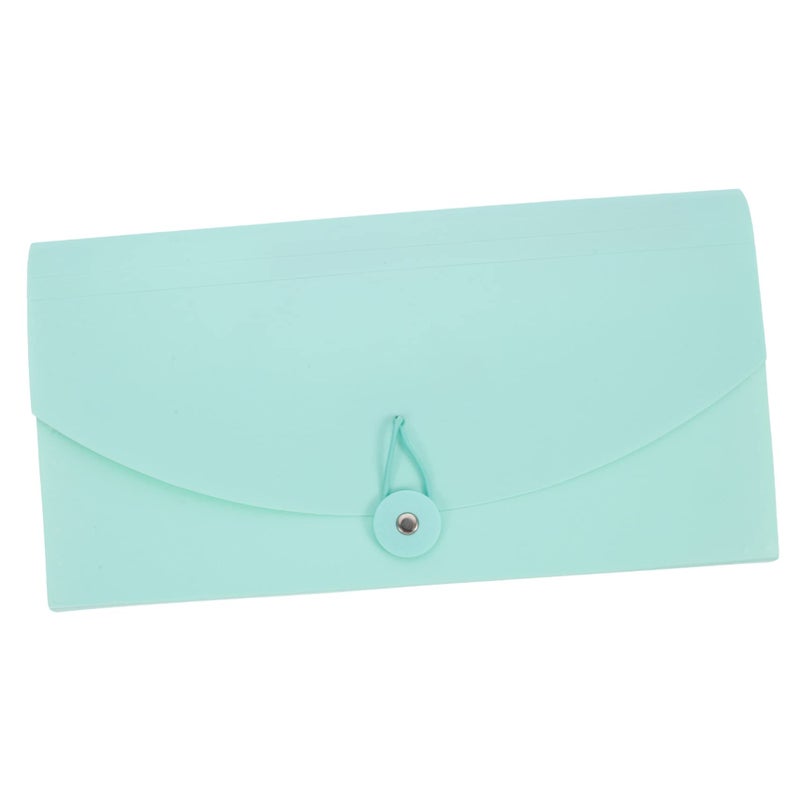 Tofficu Accordion Folder Receipt Organizer Portable Bills Pouch for Daily Filing Storage - Image 2