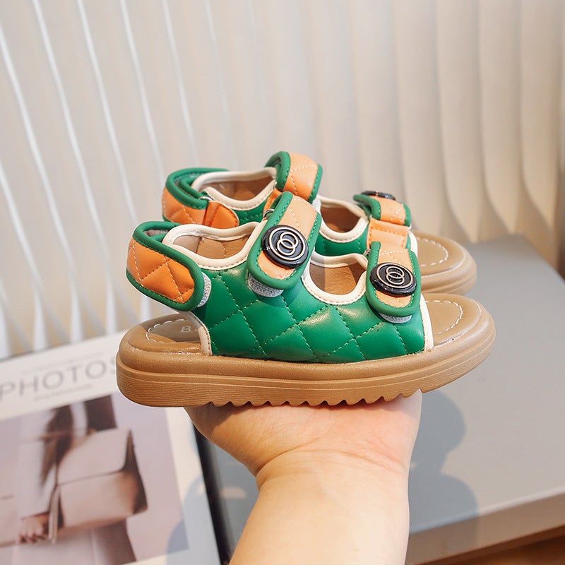 Men'S Baby Sandals Open Toe Fashion Breathable Toe Beach Shoes Baby Soft Sole Non-Slip Toddler Shoes - Image 5