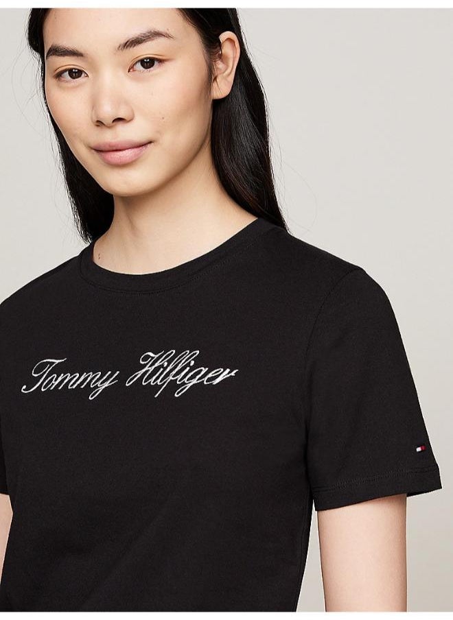 TOMMY HILFIGER - Logo Detailed Short Sleeve T-Shirt - Image 1