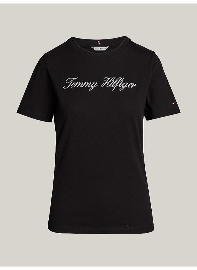 TOMMY HILFIGER - Logo Detailed Short Sleeve T-Shirt - Image 1