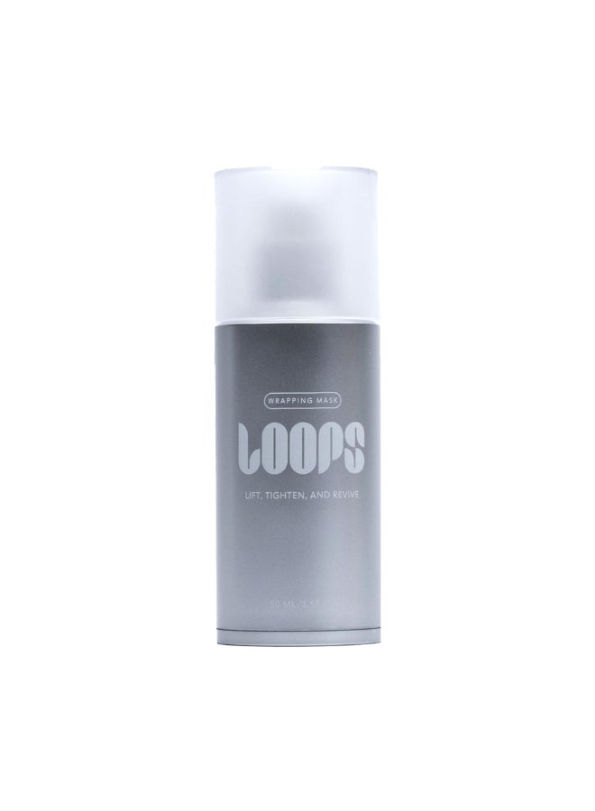 LOOPS Collagen Wrapping Mask Lifts and Firms Skin for a Smoother Look Peel Off Collagen Face Masks Skin Tightening Facial Mask for Antiaging Moisturizing Replenishing Overnight Face Mask - Image 2