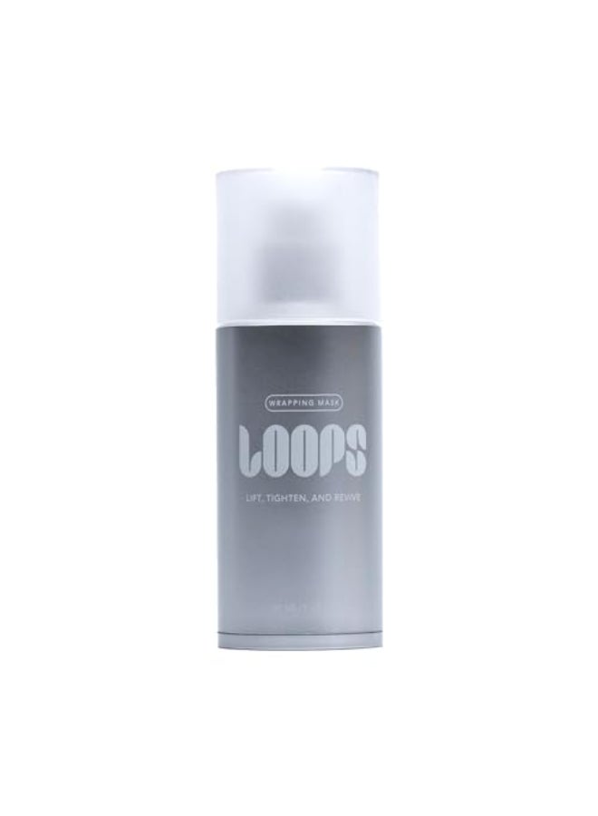 LOOPS Collagen Wrapping Mask Lifts and Firms Skin for a Smoother Look Peel Off Collagen Face Masks Skin Tightening Facial Mask for Antiaging Moisturizing Replenishing Overnight Face Mask - Image 1