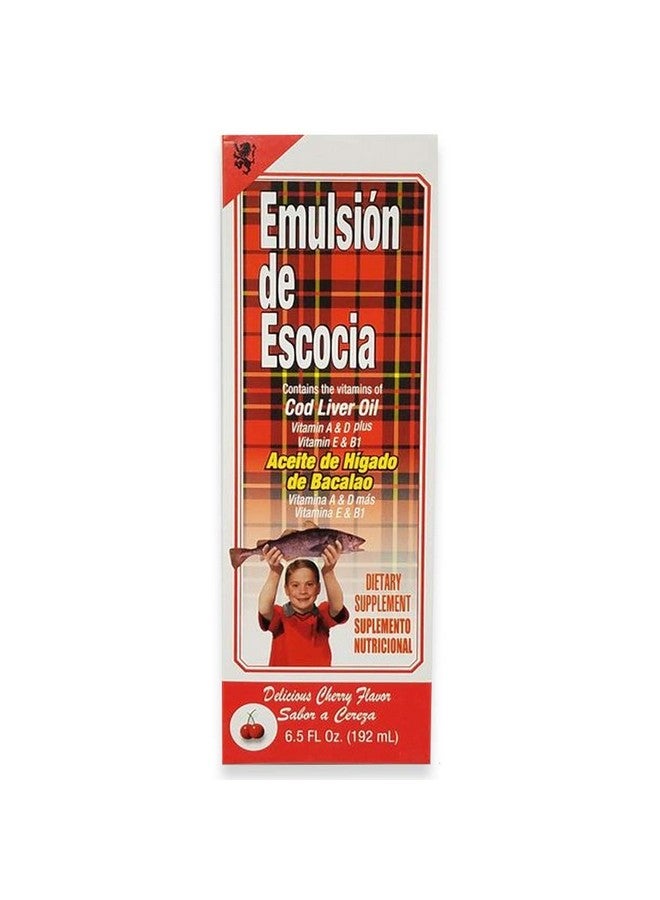 Menper Emulsion De Escocia Cherry 6.5 Oz. Cod Liver Oil 2-PACK - Image 2