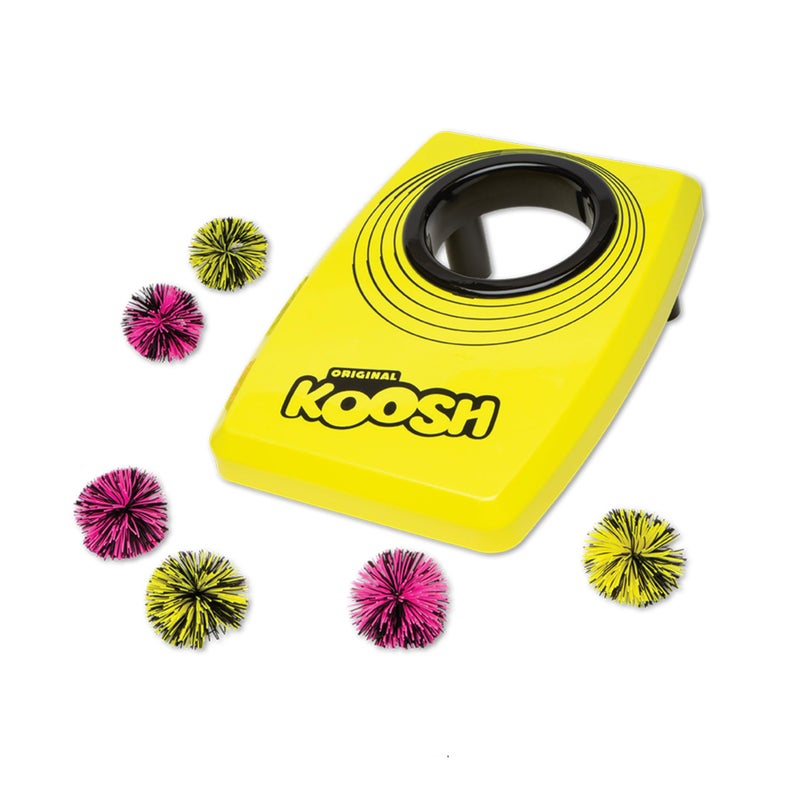 Koosh Kornhole Cornhole Set for Kids Outdoor Toys for Boys and Girls Perfect for Beginners Preschool Toys Easy Storage 1 Kornhole Board 6 Koosh Balls Included Ages 5 - Image 2