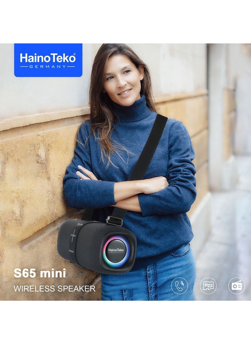 Haino Teko - Haino Teko S65 Mini Portable Bluetooth Speaker Red - Image 1