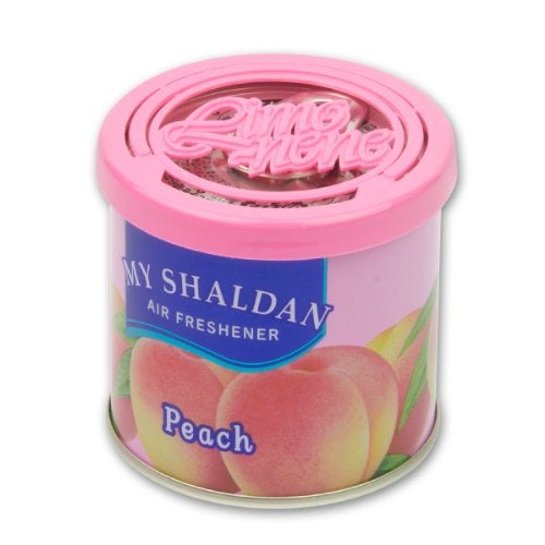 Auto Dynasty My Shaldan Japanese Car Cup-Holder Natural Air Freshener Cans, (Peach Scented) - Image 3