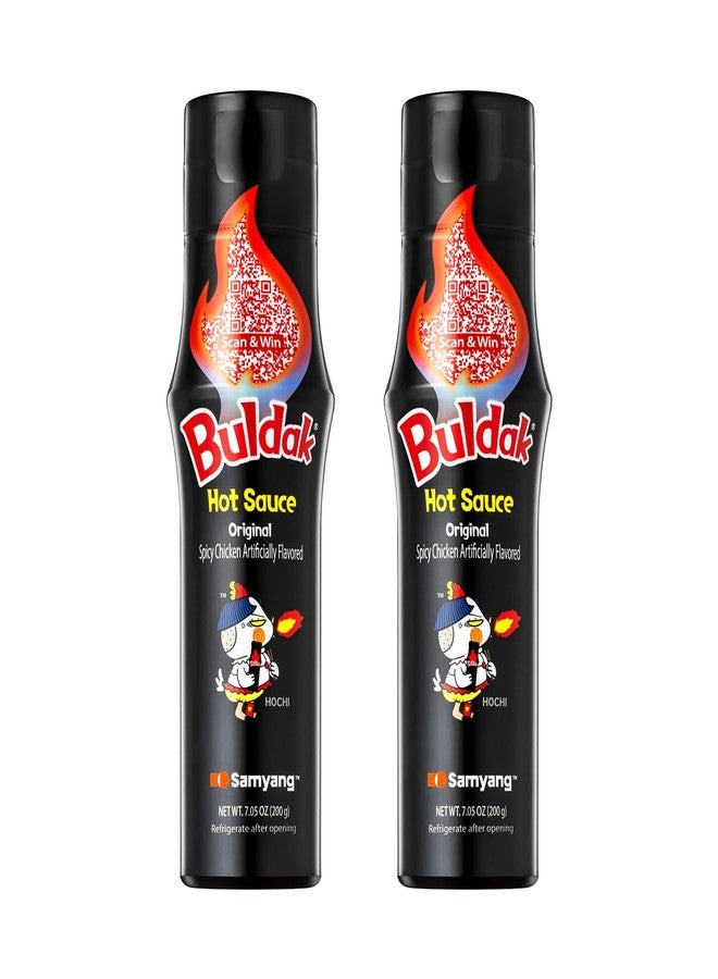 Samyang Buldak Hot Sauce - Original, Korean Spicy Hot Chicken Flavor Sauce [5.57 fl oz (200g) x 2 pack] - Image 1