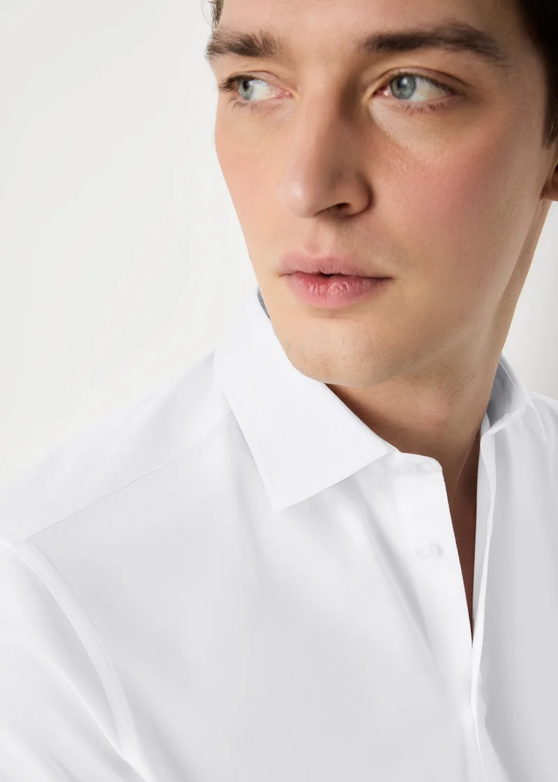 Matalan White Taylor & Wright White Easy Care Slim Fit Shirt for Men | Best Price UAE