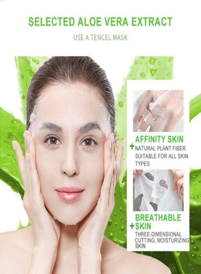 DR. RASHEL Aloe Vera Mask 25 Grams 5 Pieces - Image 2