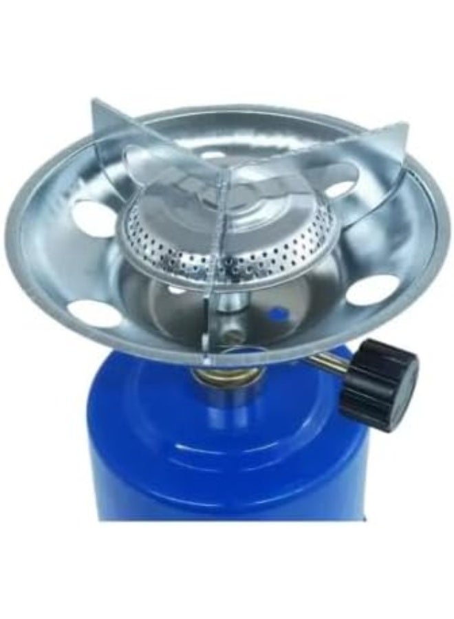 KOVAR Portable Camping Gas Stove, Stainless Steel Burner with Blue Propane Tank - Image 5