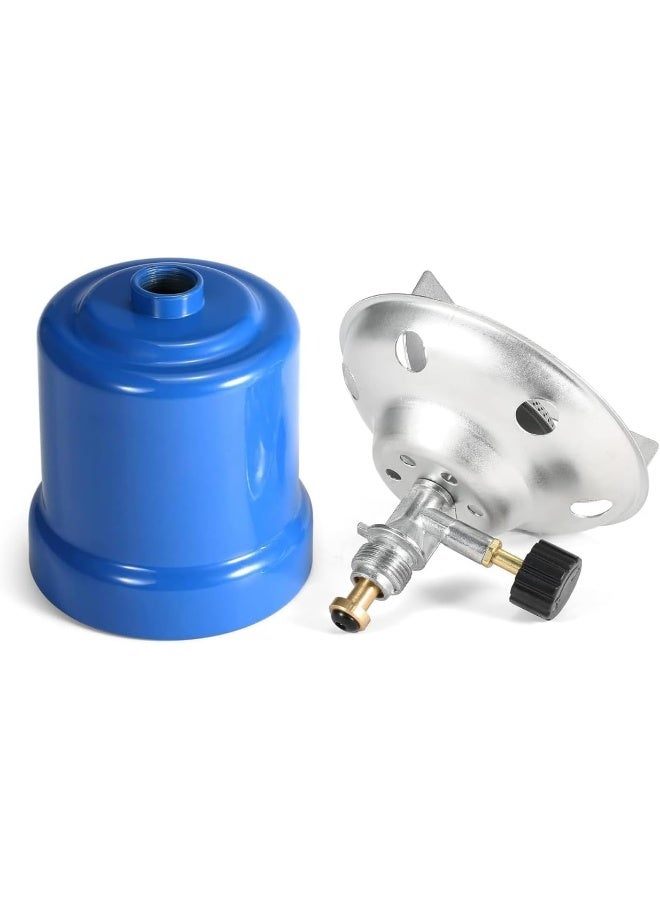 KOVAR Portable Camping Gas Stove, Stainless Steel Burner with Blue Propane Tank - Image 4
