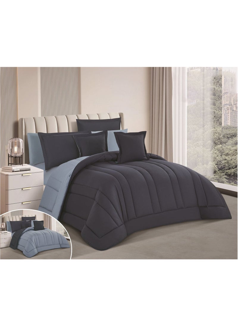 Crown Plain double-sided double-sided bed sheet, 4 pieces, size 140 x 200 cm 