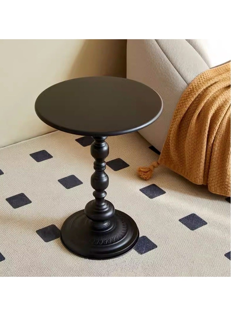 Beauenty Round Coffee Table Living Room Home Small Coffee Table Modern Simple Corner Metal Iron Outdoor Round Table Rustproof Outdoor Coffee Table - Image 1