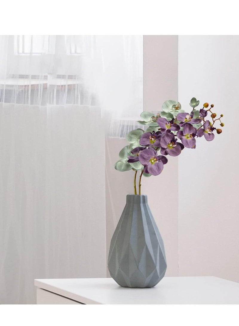Generic Artificial Phalaenopsis Flowers Branches, Real Touch Butterfly Orchid Flower, Fake Butterfly Phalaenopsis Flower for Home Office Wedding Decoration  - Image 4