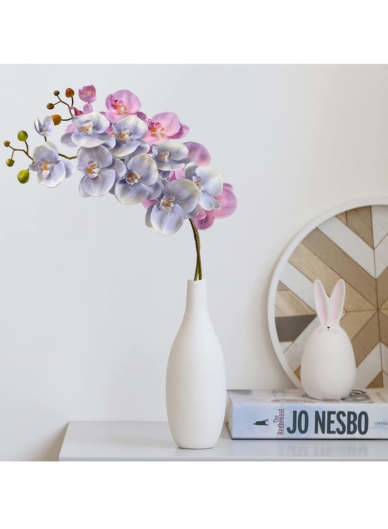 Generic Artificial Phalaenopsis Flowers Branches, Real Touch Butterfly Orchid Flower, Fake Butterfly Phalaenopsis Flower for Home Office Wedding Decoration  - Image 3