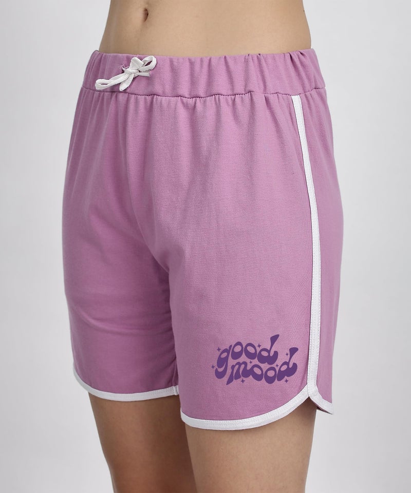 SHODOX® 100% Cotton Women Casual Shorts - Printed Short for Gym, Yoga, Cycling, Dance, Summer - Regular Fit (Pack of 2) - Image 4