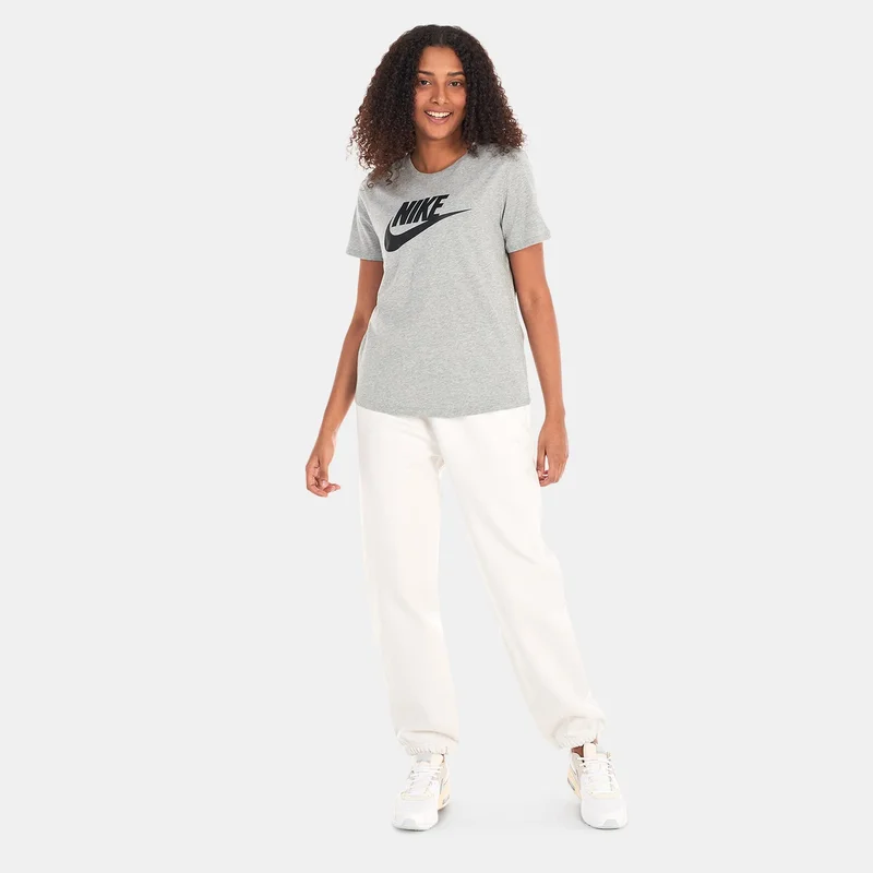 Nike Grey Women's Sportswear Essentials Logo T-Shirt for Women | Best Price UAE