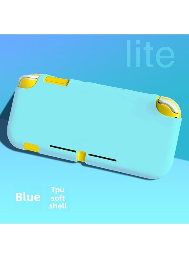 Loquat Switchlite Half Pack Nintendo Protective Case TPU Soft Case Silicone Frosted Switch Pure Protective Case Lite-Product Color:Red  - Image 5