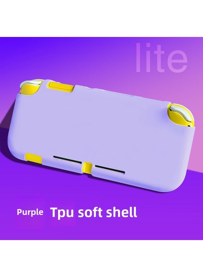 Loquat Switchlite Half Pack Nintendo Protective Case TPU Soft Case Silicone Frosted Switch Pure Protective Case Lite-Product Color:Red  - Image 2