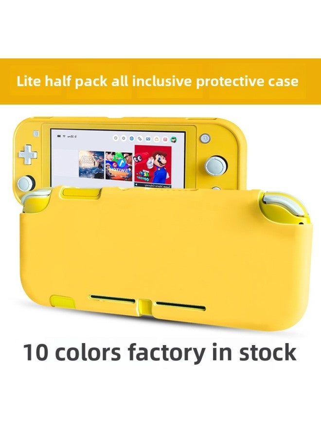 Loquat Switchlite Half Pack Nintendo Protective Case TPU Soft Case Silicone Frosted Switch Pure Protective Case Lite-Product Color:Red  - Image 3