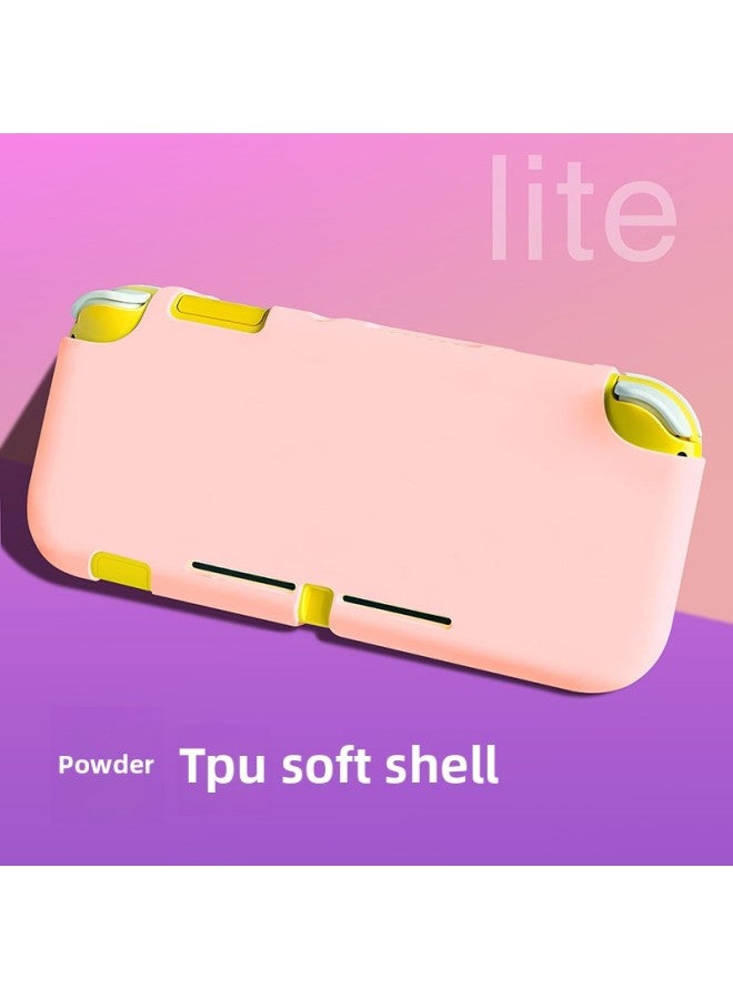 Loquat Switchlite Half Pack Nintendo Protective Case TPU Soft Case Silicone Frosted Switch Pure Protective Case Lite-Product Color:Red  - Image 4