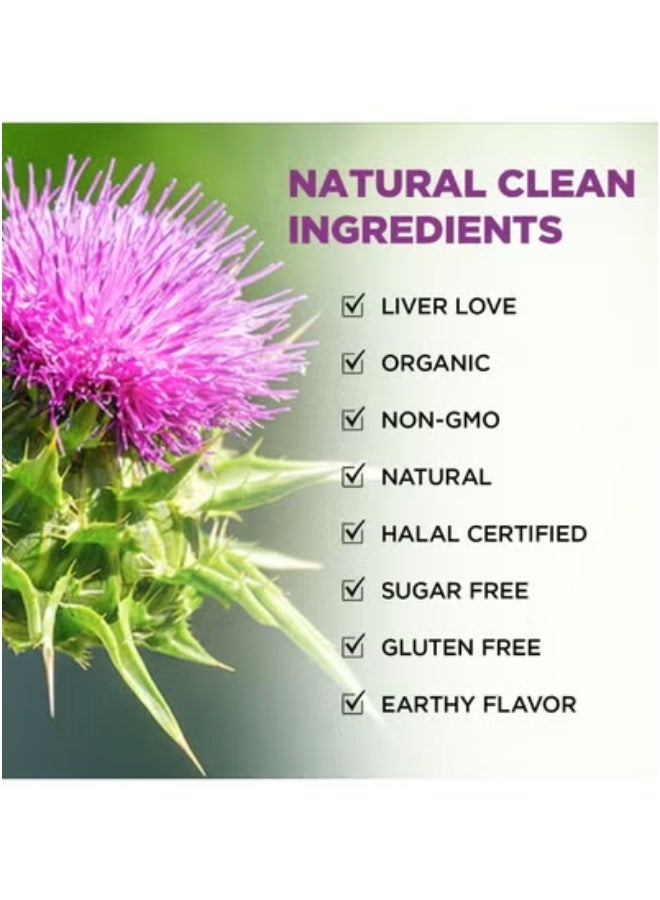 Original 100% Natural Herbal Tea Supports Liver Health, Promotes Liver Cleansing, Protects Liver Cells, and Improves Digestion (3g x 30 Tea Bags)  - Image 5