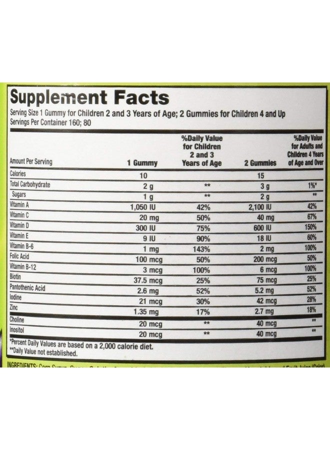 Kirkland Kirkland Signature Children's Complete Multivitamin, 320 Gummies (2 Pack) - Image 3