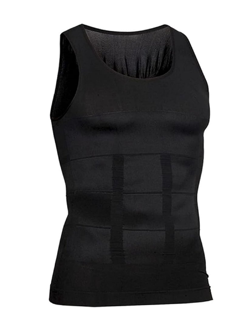 Generic - Men's slimming and body shaping shirt: An innovative design that reduces waist circumference and hides belly bulge, ideal for daily use during fitness exercises and physical exertion, size medium. - Image 1