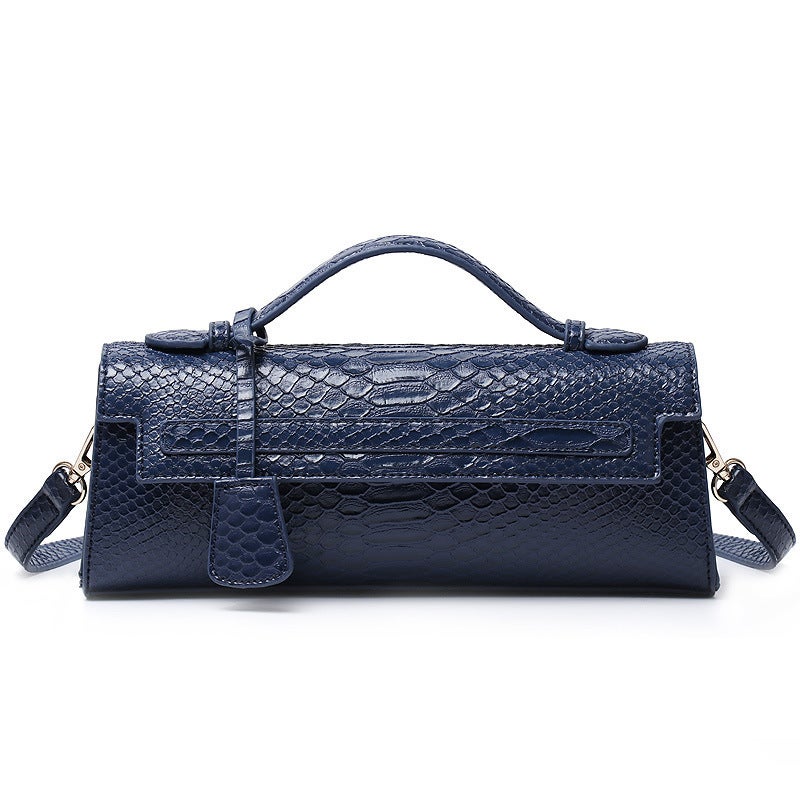 Selling High-End New Ostrich Pattern Texture Handbag Women'S Bag Light Luxury Snake Pattern Niche Crossbody Bag Shoulder Bag - Image 2