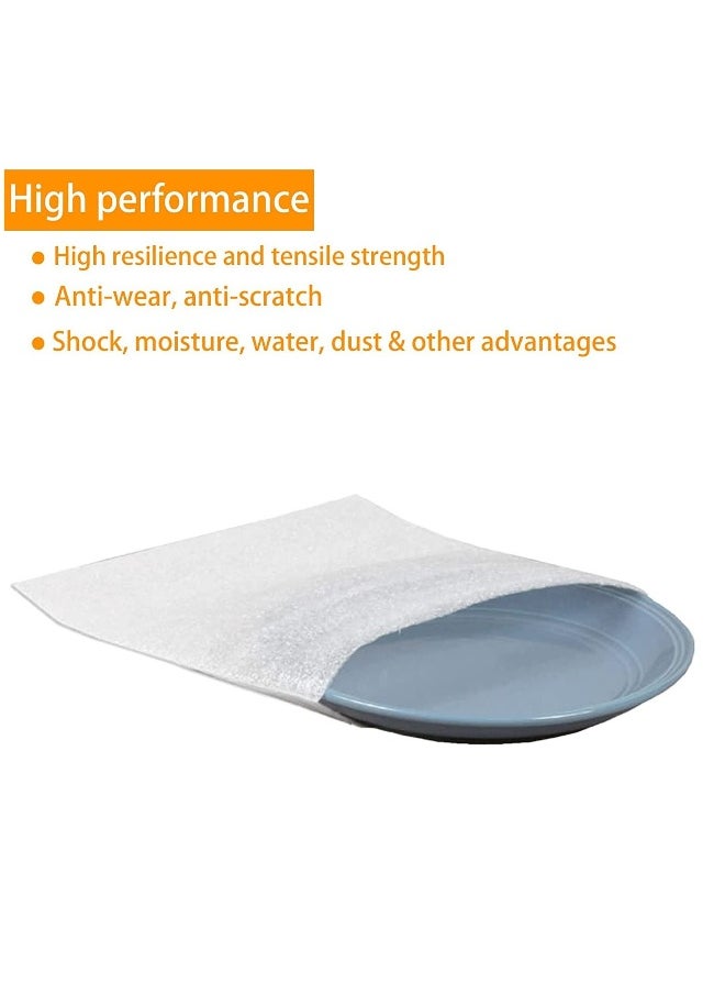 Generic Cushion Foam Pouches Packing, 50Pcs Anti-Static Foam Wrap Pouches Packing Cushioning Supplies for Packing Shipping Box, Protecting Dishes Porcelain Glasses Plates Fragile Items(25x25cm)  - Image 3
