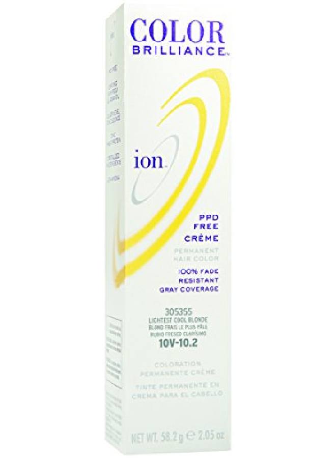 ION 10V Lightest Cool Blonde Permanent Creme Hair Color 10V Lightest Cool Blonde - Image 3