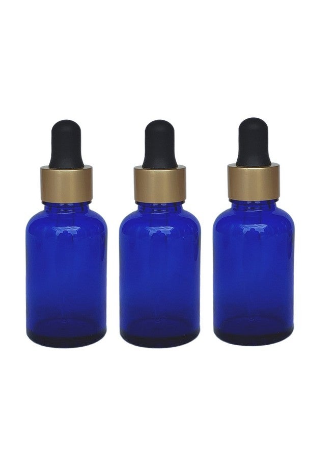 بيور سورس انديا زجاجات قطارة زجاجية فارغة من Pure Source India، سعة 30 مل - عبوة من 4 قطع، باللون الأزرق - Image 5