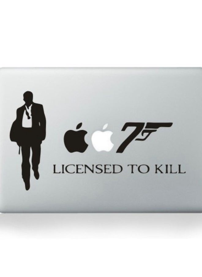 Applicable To MacBook Pro 13 15 Apple Computer Creative Partial Personality Stickers Black And White Engraving Transfer Film D-Color:Black And White Class D, Take A Note Pattern Code-Size:2016 15inch Touchbar(A1707)