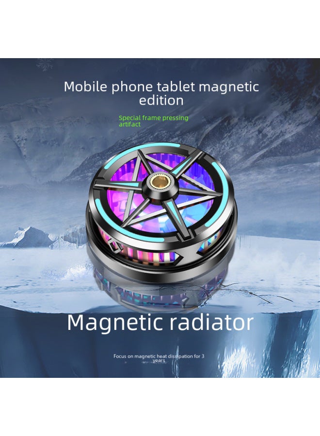 S1 Semi-conductor Cooling Phone Holder Silent Gaming Back Clip For Live Broadcasting Playing Mobile Games-Product Color:H15 Air-cooled Battery Ultra-quiet-Silver (rechargeable) - Image 4