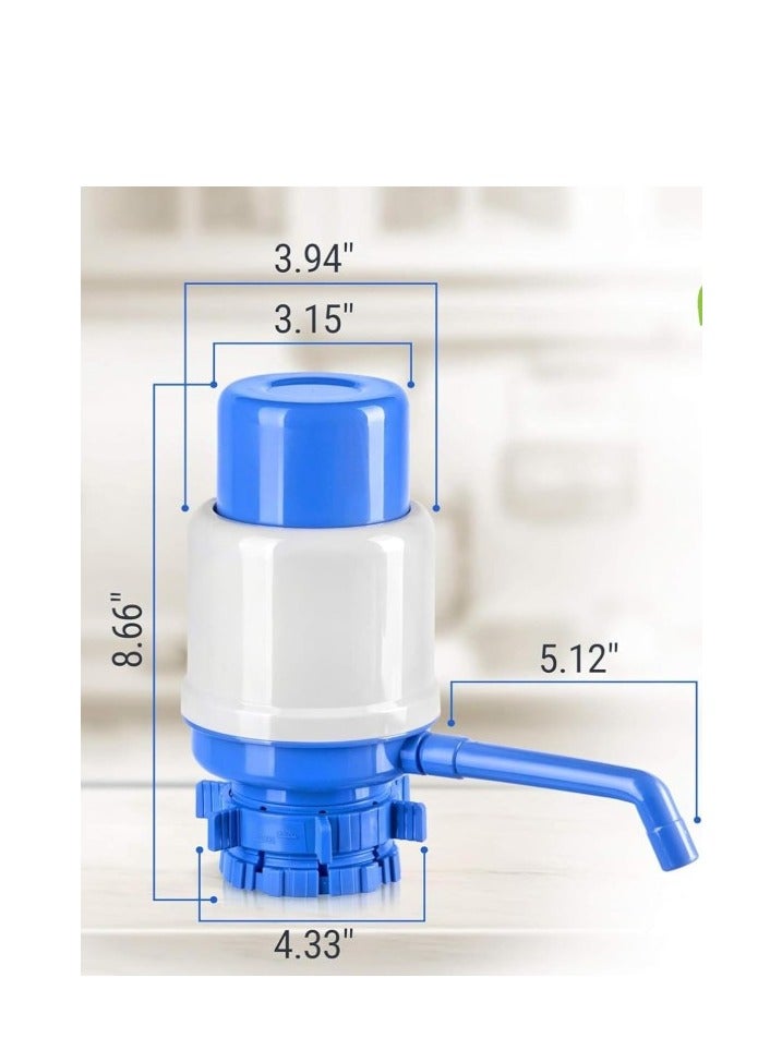 Manual Water Pump Dispenser – Portable Hand Press Water Pump for Bottles – Fits Standard Sizes – Easy Drinking Solution for Home, Office & Outdoor Use - Image 2