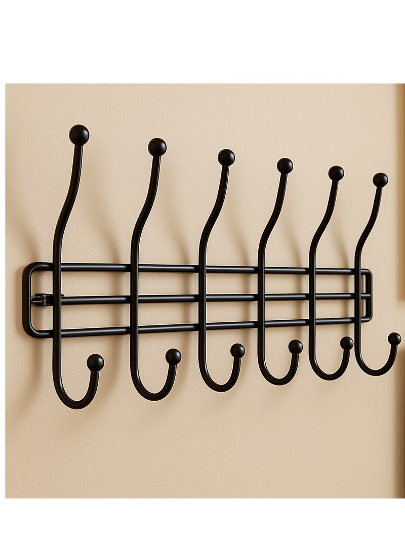 ALMUFARREJ Black iron wall clothes hanger - Image 2