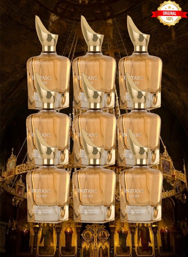 MAISON ALHAMBRA 9 Pieces Instant Lucky Woman Maison Alhambra EDP 100ML - Image 1