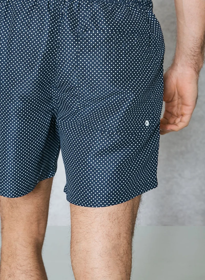 BRAVE SOUL Polka Dot Swimshort