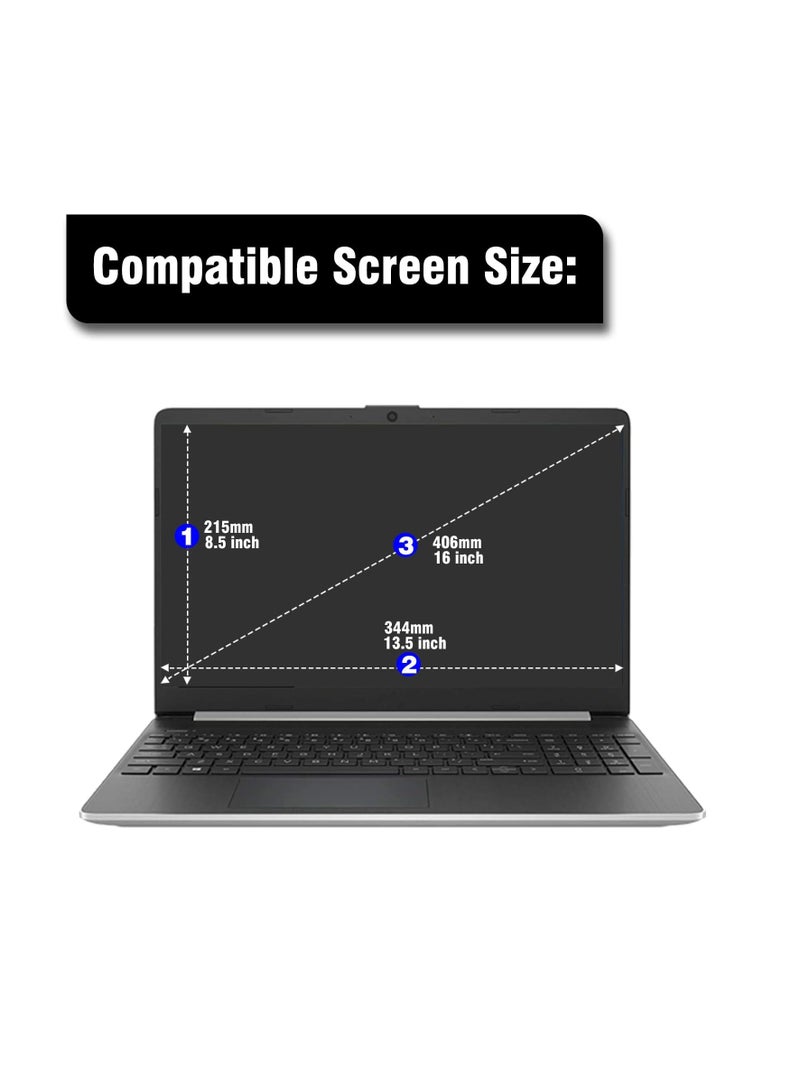 1Pack 16 inch Anti Blue Light Screen Protector, Eye Protection Anti Glare & Blue Light Blocking Screen Filter Compatible with All 16" Laptops with 16:10 Aspect Ratio  - Image 3