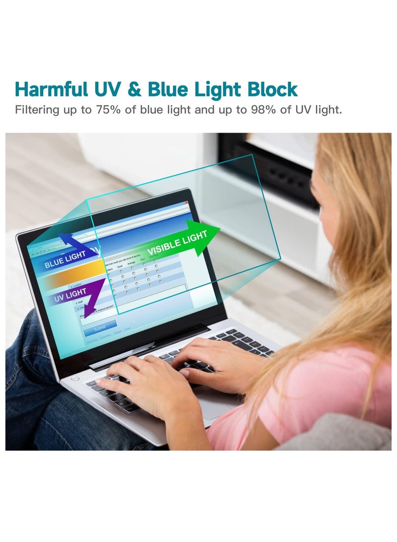1Pack 16 inch Anti Blue Light Screen Protector, Eye Protection Anti Glare & Blue Light Blocking Screen Filter Compatible with All 16" Laptops with 16:10 Aspect Ratio  - Image 5
