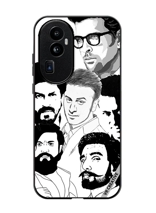 VR CREATIVE Protective Case Cover For Oppo Reno 10 Pro Plus Bollywood Actors Design Multicolour - Image 1