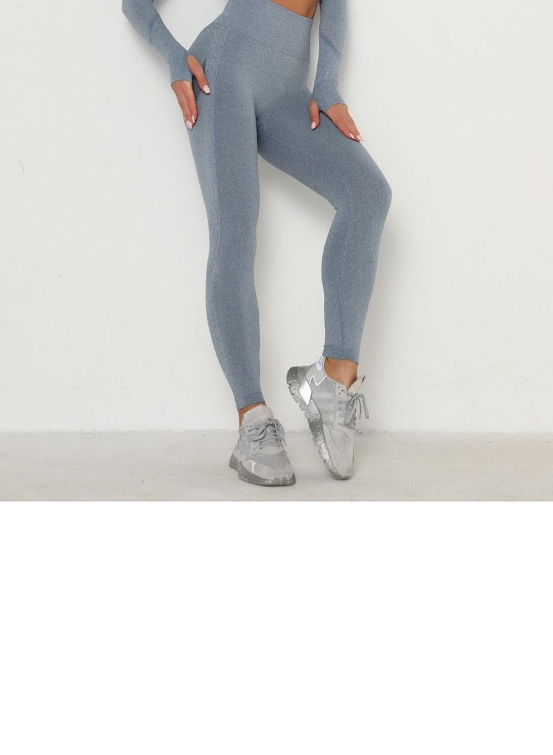 Loquat High Waist Tight-Fitting Sports Set - Image 3