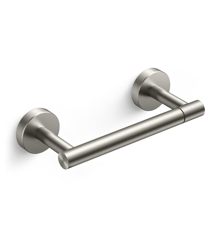 FORIOUS FORIOUS Toilet Paper Holder Wall Mount Stainless Steel Rustproof Double Post Pivoting Tissue Roll Holder for Bathroom Commercial Toilet Paper Dispenser 1 Stainless Steel