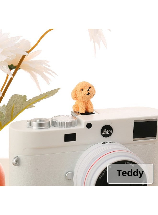 Cartoon Three-dimensional Doll Hot Boots For Canon Sony Fuji Micro SLR Universal Cute Dustproof Protective Cover-Color:Dog-Teddy - Image 1