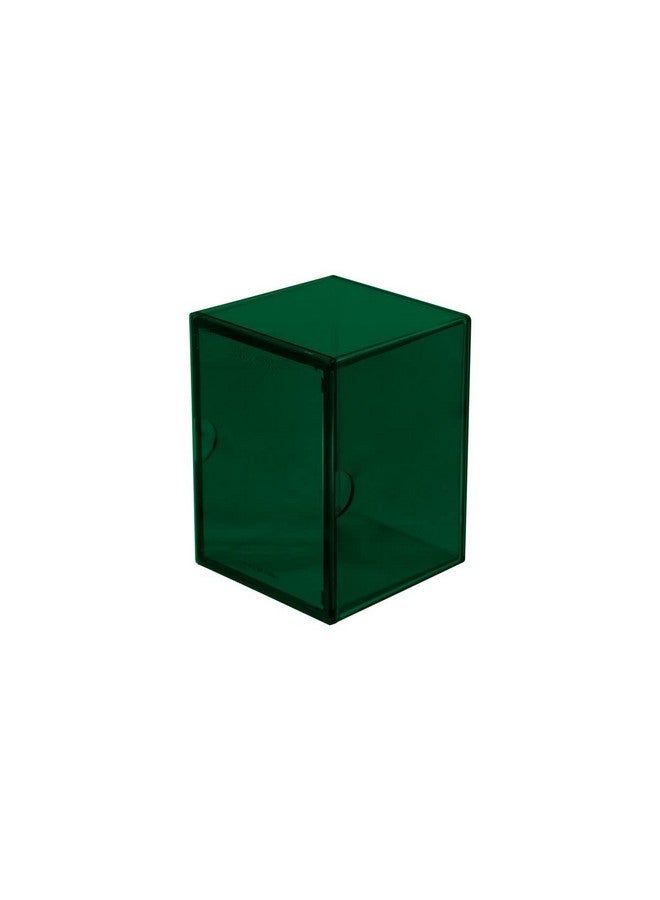 ألترا برو مجموعة صناديق ألعاب Eclipse Forest Green Game Box من 2 للبوكيمون و MTG والبيسبول وكرة السلة وكرة القدم وبطاقات التداول الأخرى أو ألعاب الطاولة - Image 1