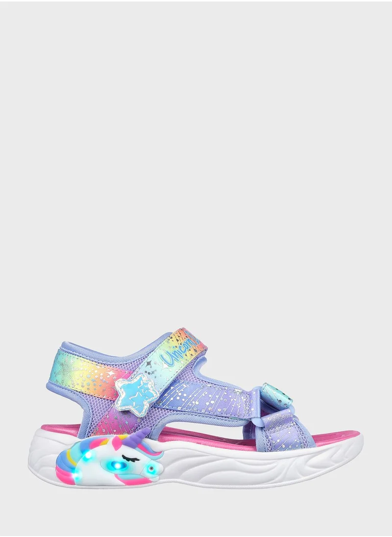 SKECHERS Kids Unicorn Dreams Sandals