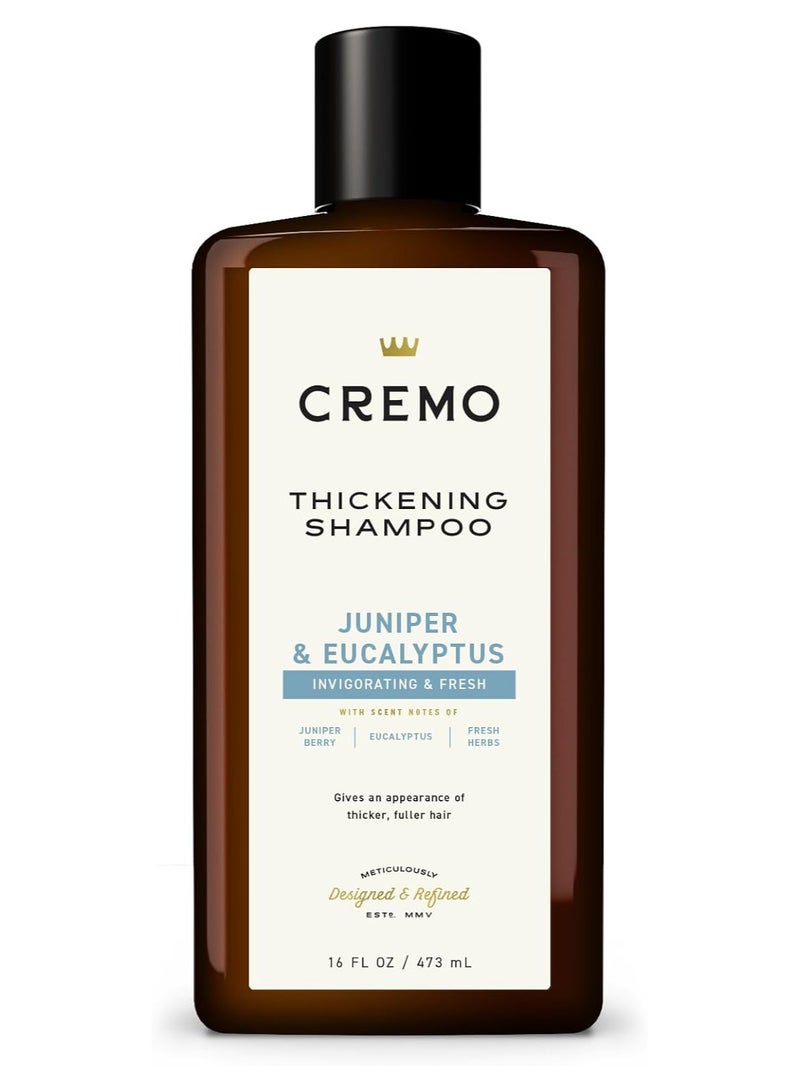كريمو شامبو جونيبر وأوكالبتوس باربر بروفيشنال لتكثيف الشعر، 16 أونصة سائلة - Image 1