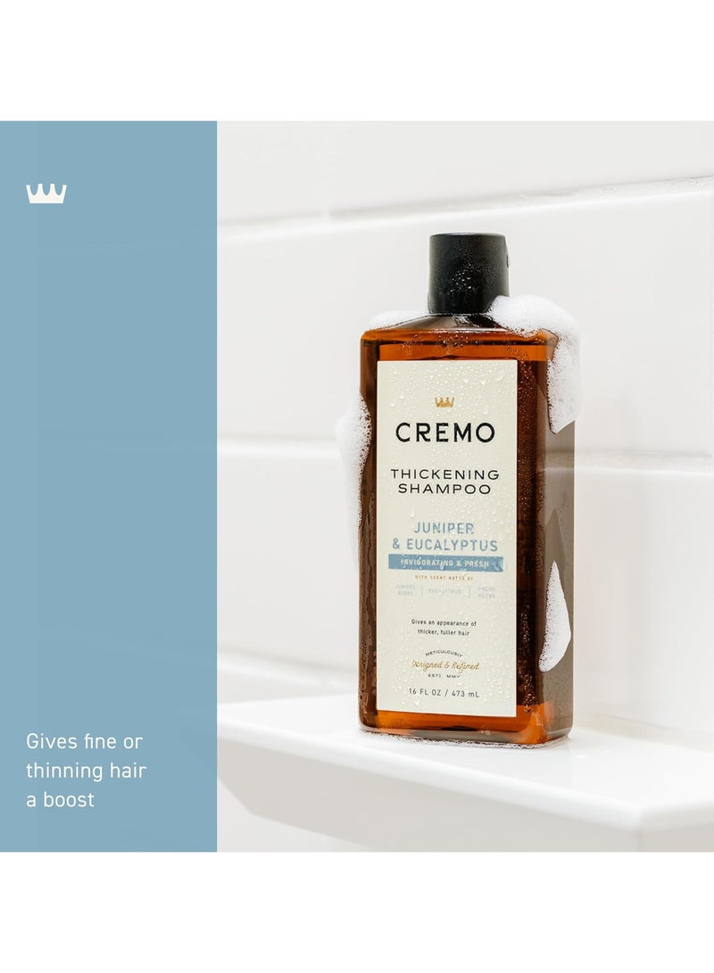 كريمو شامبو جونيبر وأوكالبتوس باربر بروفيشنال لتكثيف الشعر، 16 أونصة سائلة - Image 3