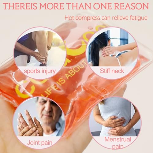 Coldcool 4 Pcs Reusable Snap Heat Pack,Portable Hand Warmer,Christmas Deals Hand Warmers Cute Long Lasting Warmth for Camping, Outdoor,Hand Warmers Boil Click Heat Pocket (Pink) - Image 4