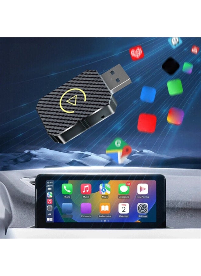 Kiboule - Wireless Android Auto CarPlay Adapter 2 in 1 Wired to Wireless USB Dongle s for iPhone iOS 10+/Android 11+ - Image 1